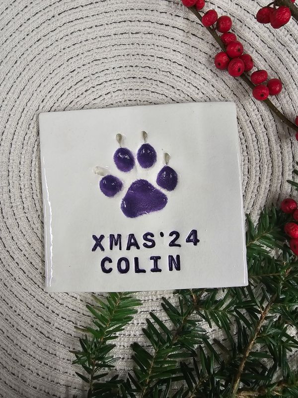 Ceramic Paw Print Keepsake - Wednesday 22nd October 2025