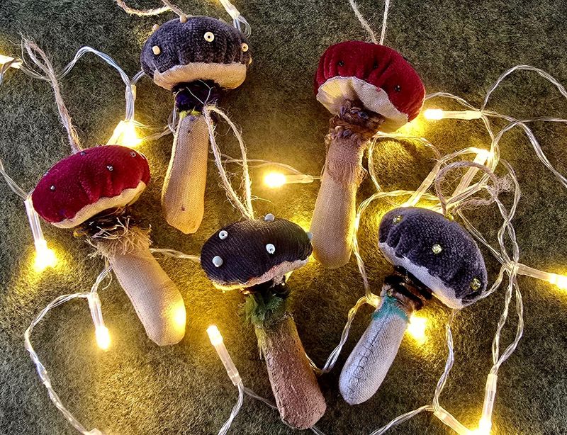 Handcraft Your Own Mushroom Ornaments - Monday 1st December 6-8pm