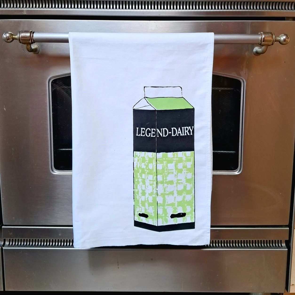 Legend-Dairy Milk Tea Towel by Iris &amp; Dora
