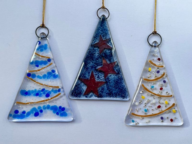 Fused Glass Christmas tree decorations with Arc en Verre - Tuesday 25th November 2025 - 6-8pm