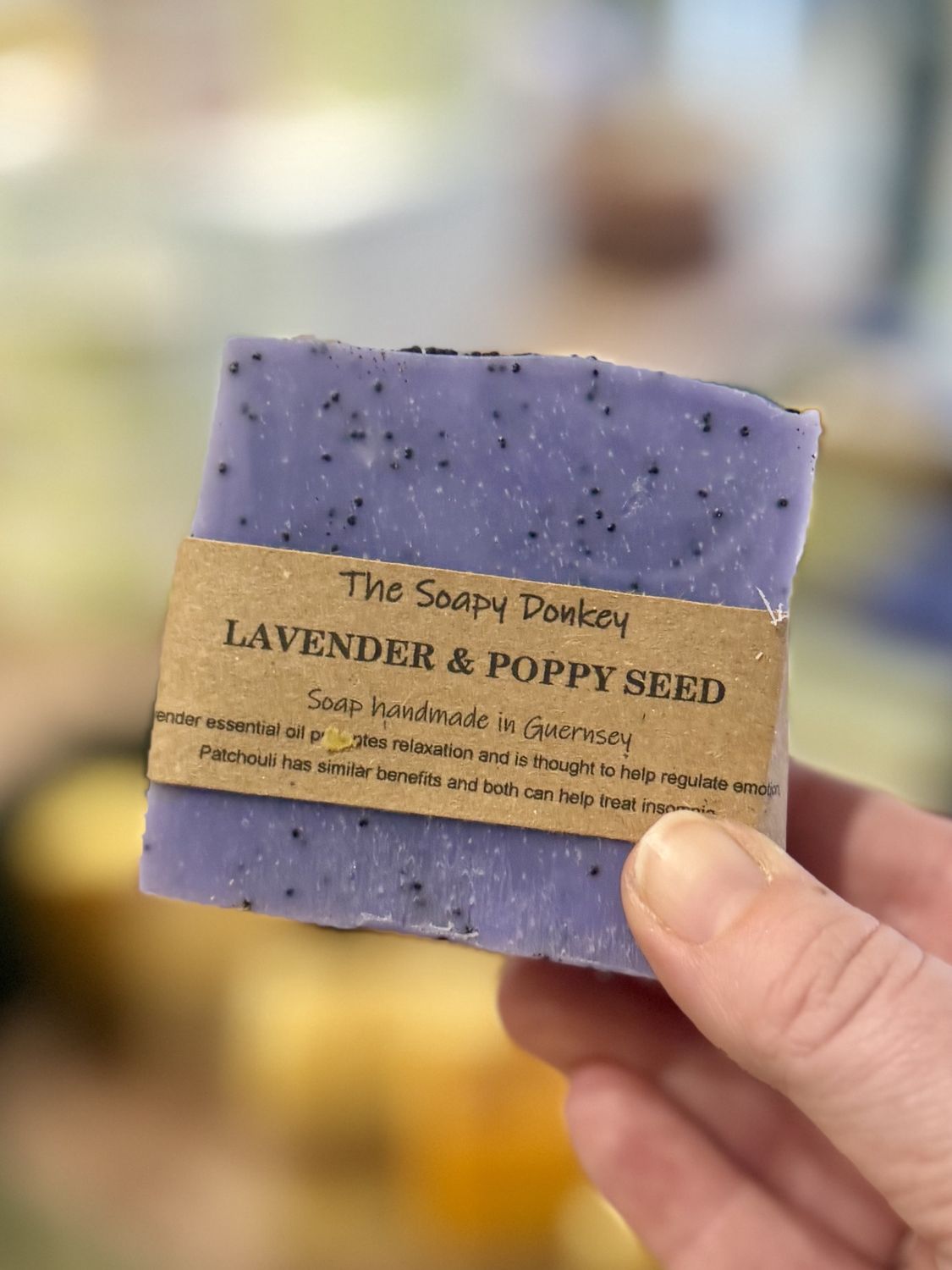 Soap by The Soapy Donkey, Scent: Lavender &amp; Poppyseed