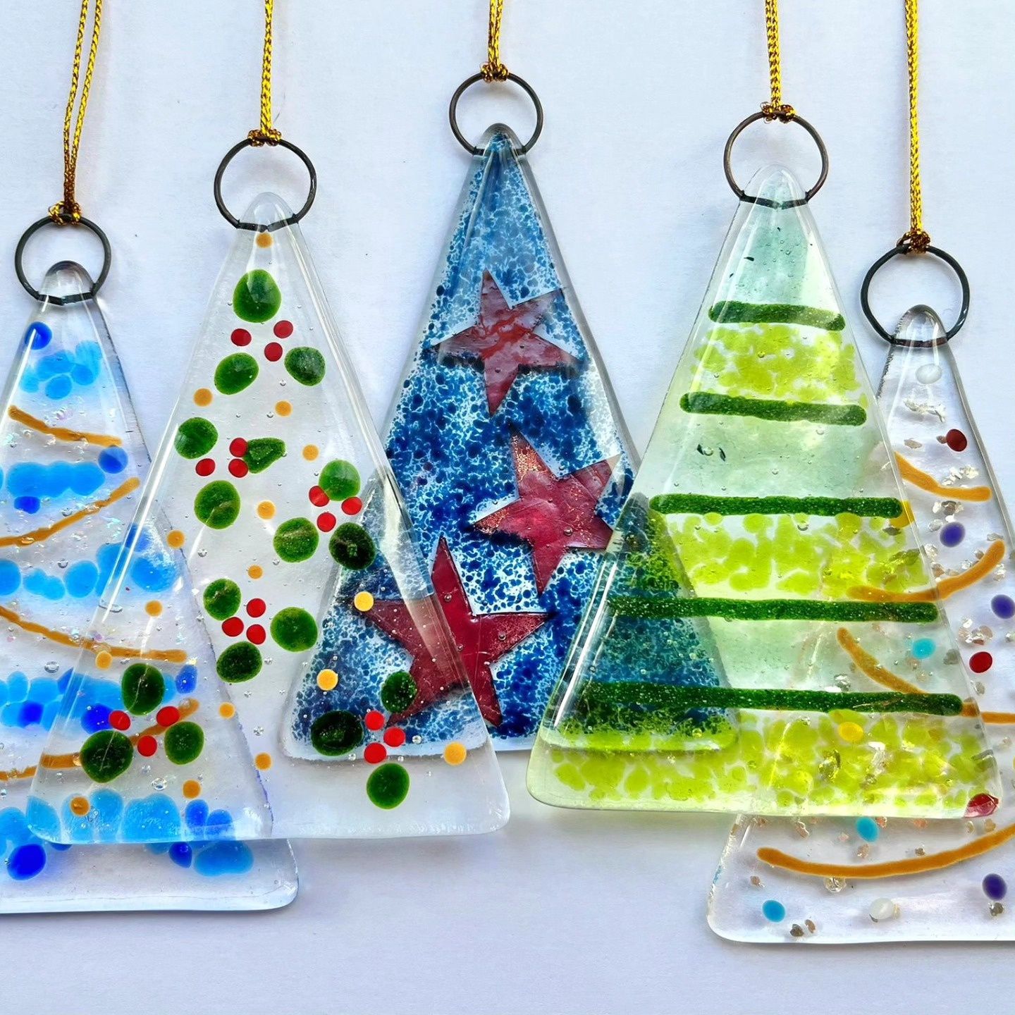 Fused Glass Tree Decorationg with Arc-En-Verre. Friday 5th December 10:30am-12:30pm