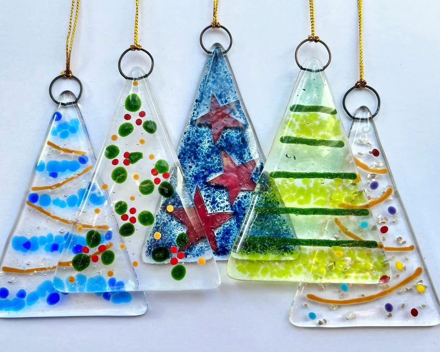 Fused Glass Tree Decorations with Arc-En-Verre Tuesday 2nd December 6-8pm
