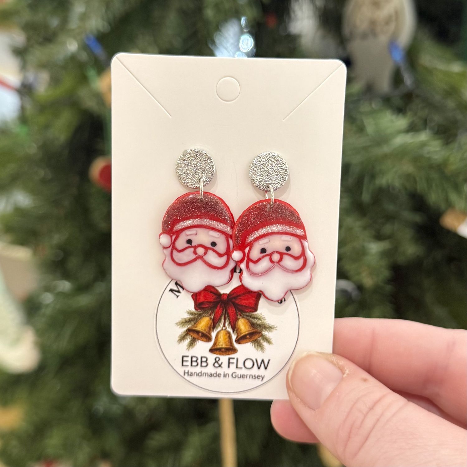 Christmas Earrings by Ebb &amp; Flow, Style: Santa