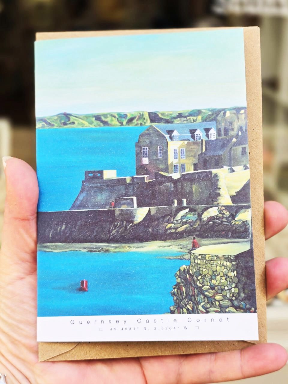 Cards by Natasha K He, Design: Castle Cornet (colour)