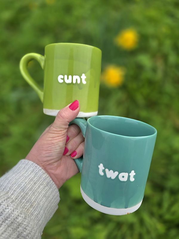 Explicitly Colourful Language Mugs by Iris &amp; Dora