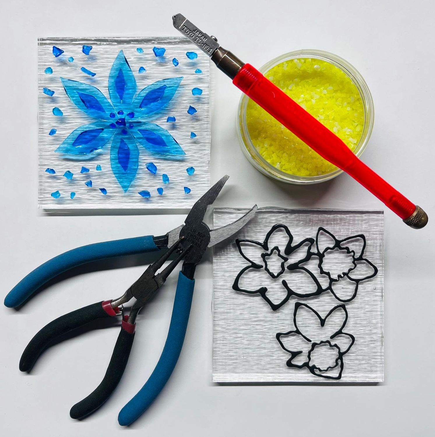 Fused Glass Spring Coasters with Arc en Verre - Tuesday 14th April 2026 - 6-8pm