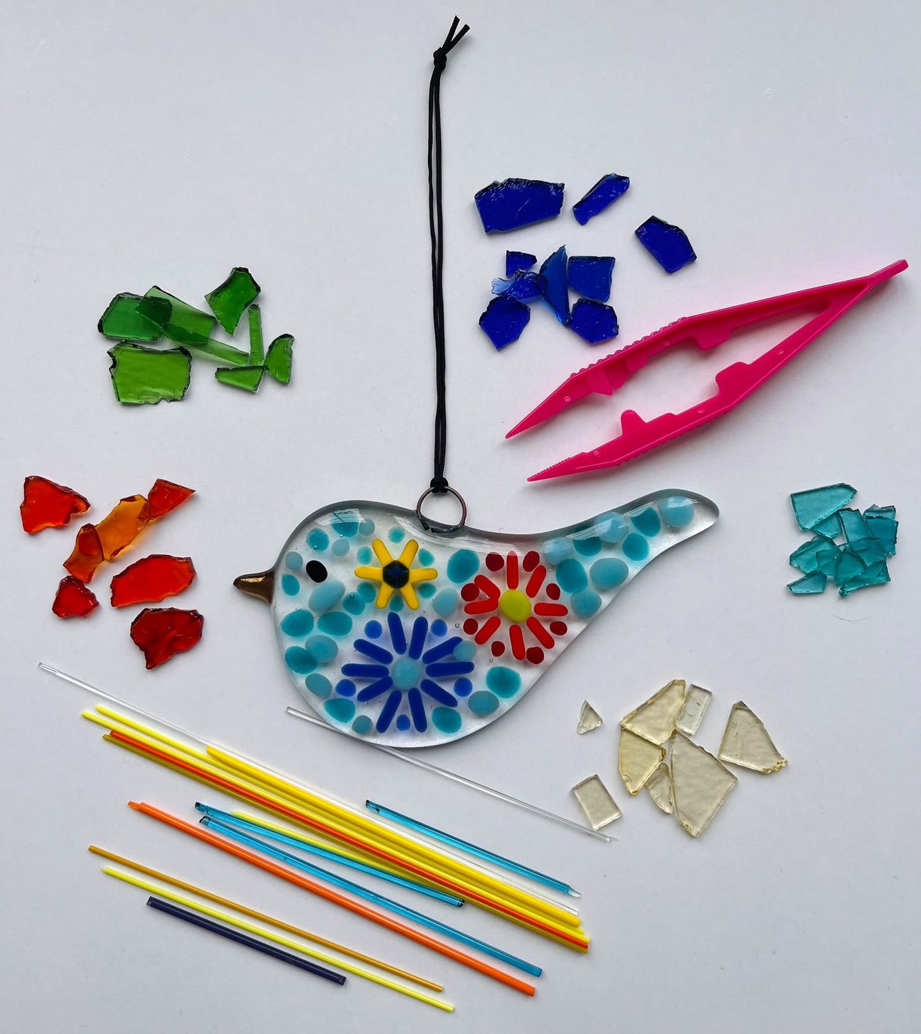 Fused Glass Hanging Bird Workshop with Arc en Verre - Thursday 2nd July 2026