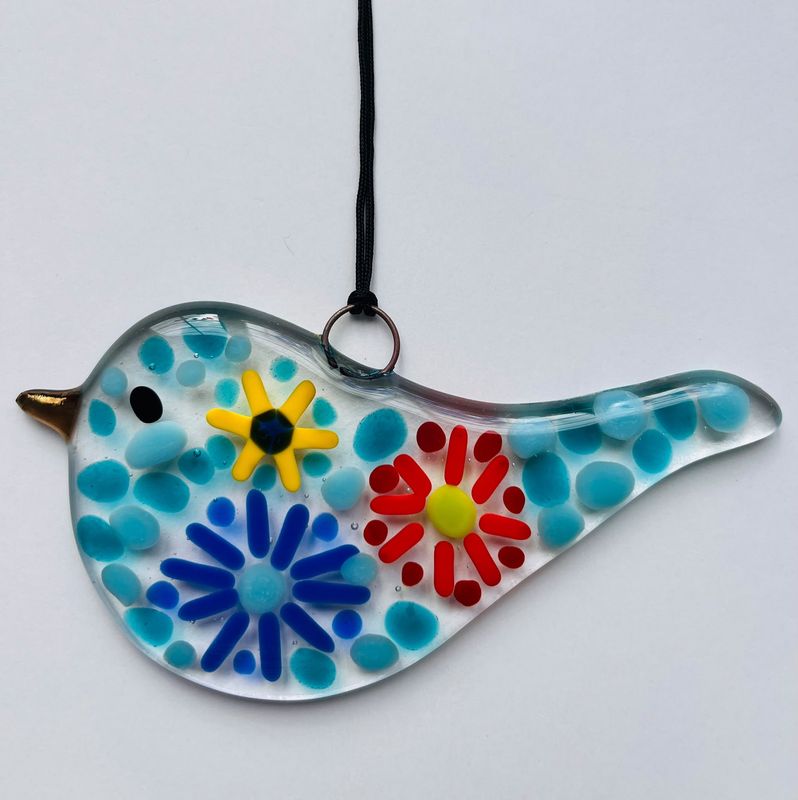 Fused Glass Hanging Bird Workshop with Arc en Verre - Thursday 23rd July 2026
