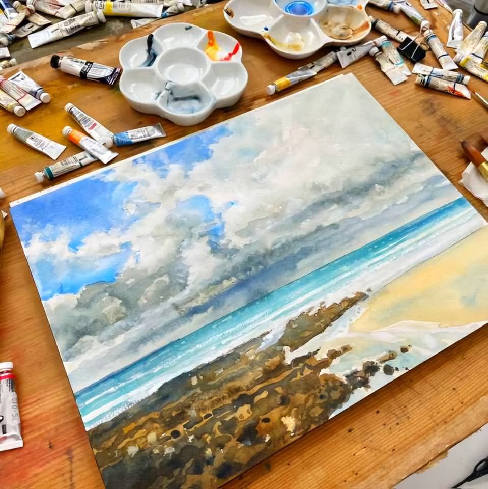 Introduction to Watercolour with Tim Gaudion. 4 week course starting Tuesday 17th November 2026