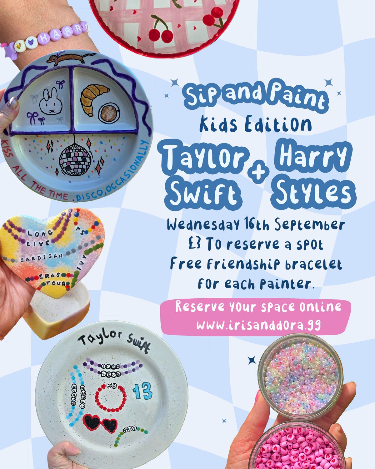 Kids and Teen Edition - Swift and Styles Afternoon Pottery painting