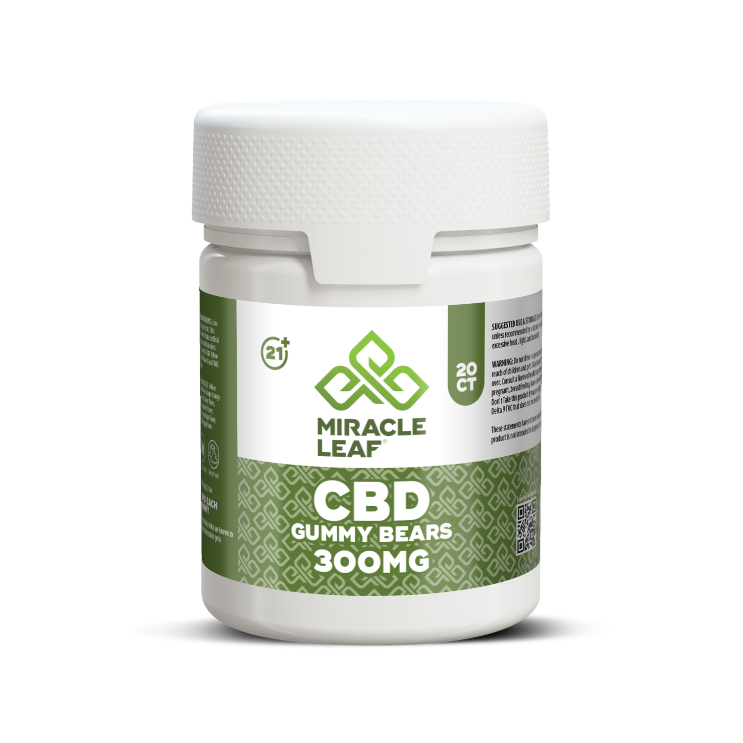 CBD Sugar Coated Gummy Bears, Size: 300mg