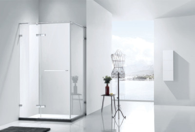 COIN DE DOUCHE PIVOTANTE
