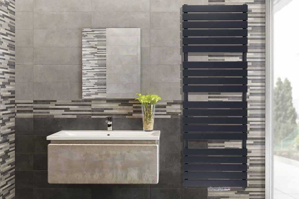 SECHE SERVIETTE FARKO SOLO DESIGN 1200X600MM ANTHRACITE