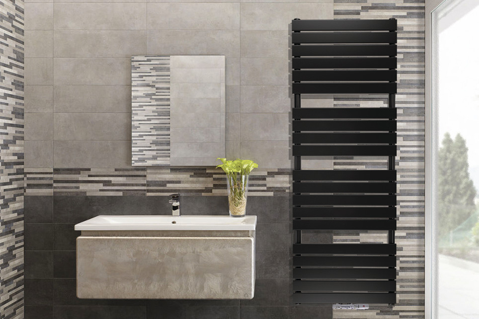 SECHE SERVIETTE FARKO SOLO DESIGN 1760X600MM NOIR