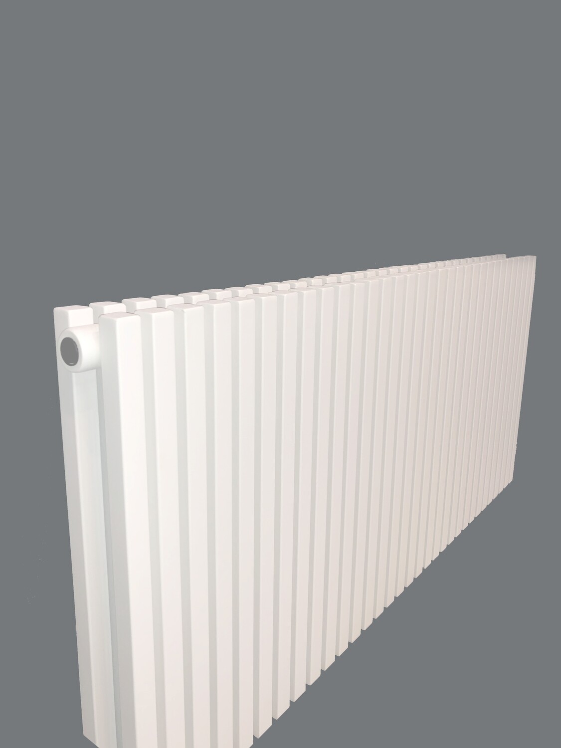 RADIATEUR HORIZONTAL DESIGN NEVADA BLANC CENTRAL TYPE 22  900X900 2278W + 2 FIXATIONS MURALES
