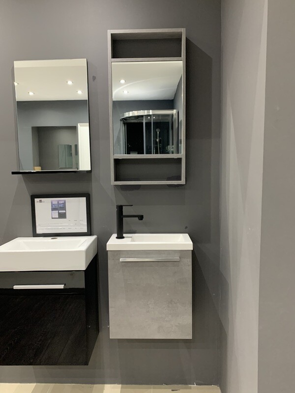 MEUBLE WC SUSPENDU ANGELA 400 CIMENT