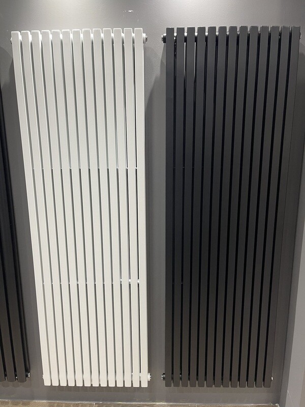 RADIATEUR VERTICAL KANSAS DESIGN 1800X600MM  NOIR