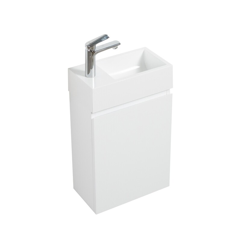 MEUBLE WC SUSPENDU NEW ELITE HERA 400 BLANC MAT