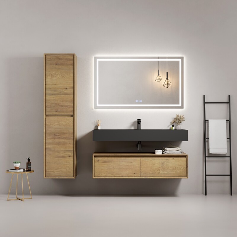 MEUBLE SALLE DE BAIN VOGUE 120 NATURAL OAK