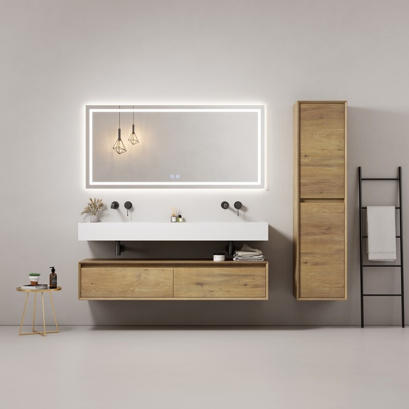 MEUBLE SALLE DE BAIN VOGUE 150 NATURAL OAK