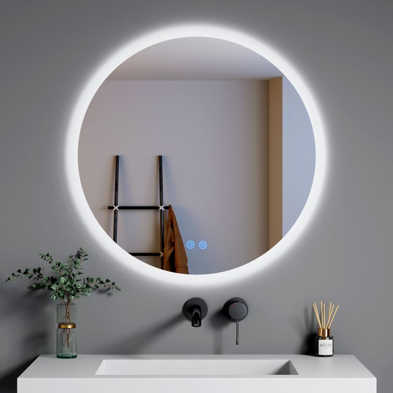 MIROIR LED VOGUE LINE ROUND MW 800X35MM