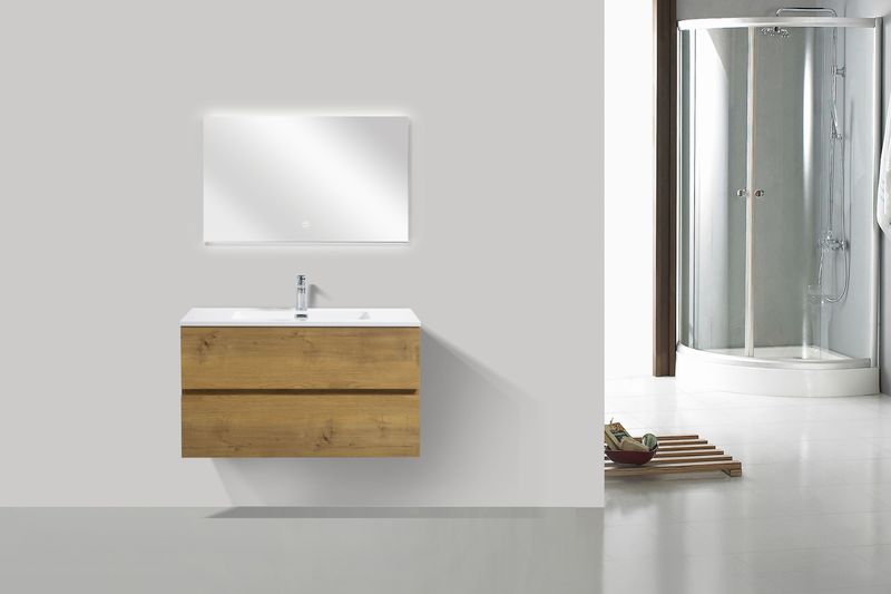 MEUBLE SALLE DE BAIN NEW ELITE ANGELA 900 F.OAK