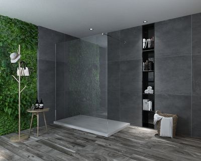 PAROI DE DOUCHE VERSION D'ANGLE OUVERTE 120CM VERRE TRANSPARENT VITRA-1116 PAROI DE DOUCHE VERSION D'ANGLE OUVERTE 120CM VERRE TRANSPARENT VITRA-1116