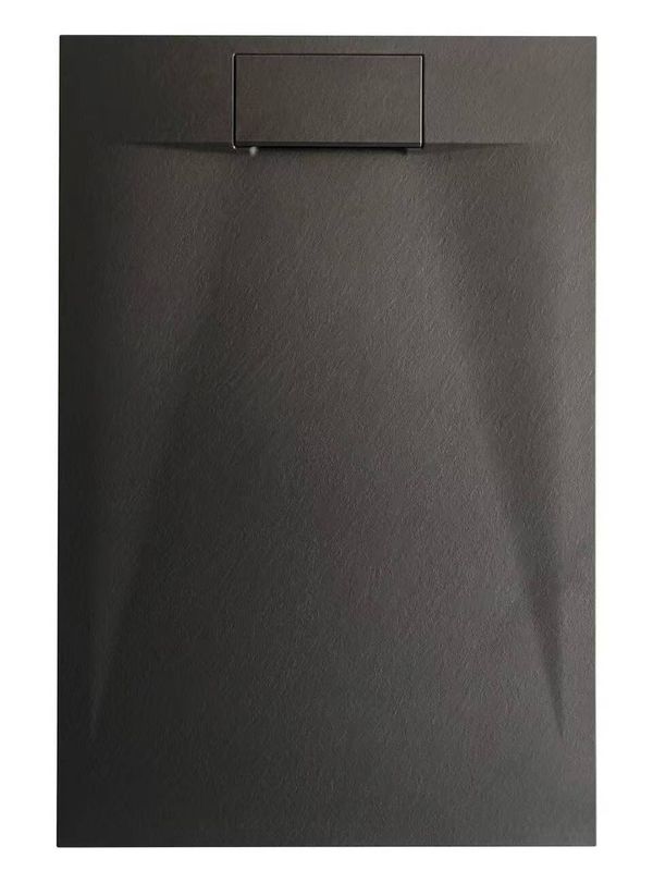 RECEVEUR DE DOUCHE VESUVIO ROCK BLACK 80X80CM SMC STONE EFFECT