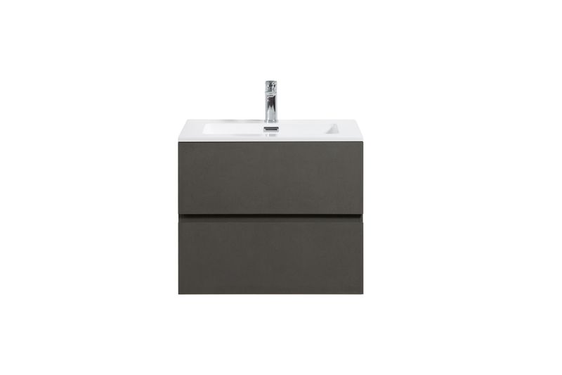MEUBLE SALLE DE BAIN NEW ELITE ANGELA 600 CIMENT SLATE ASH