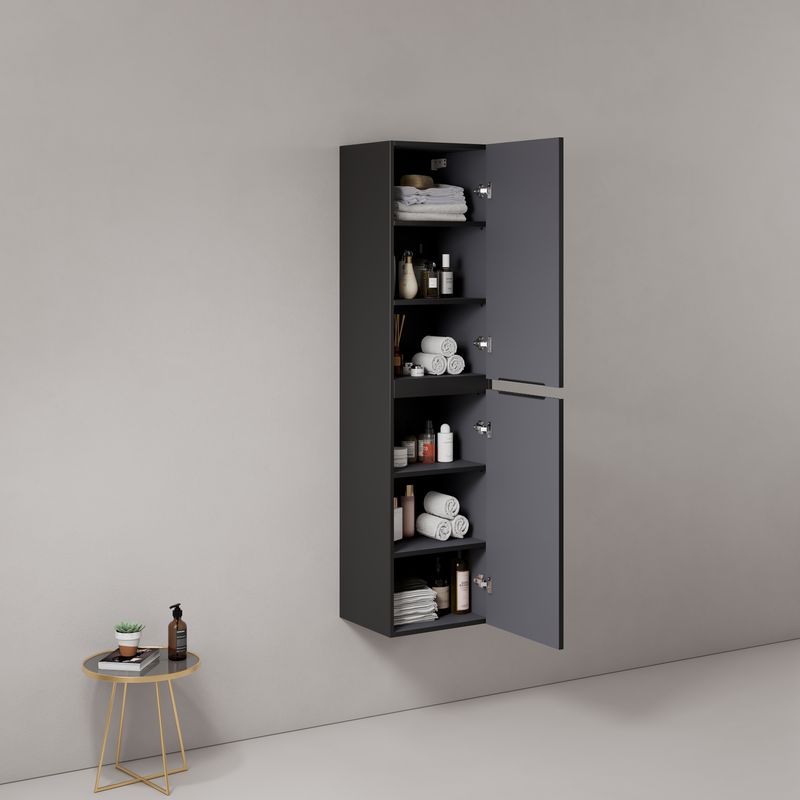 COLONNE SALLE DE BAIN VOGUE LINE 400 BLACK MATT