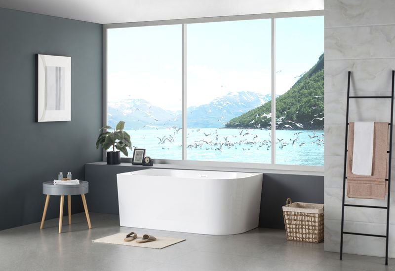 Baignoire ilot Amelia mat 1778L GAUCHE