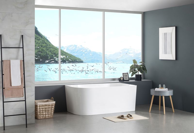 Baignoire ilot Amelia mat 1778R DROITE