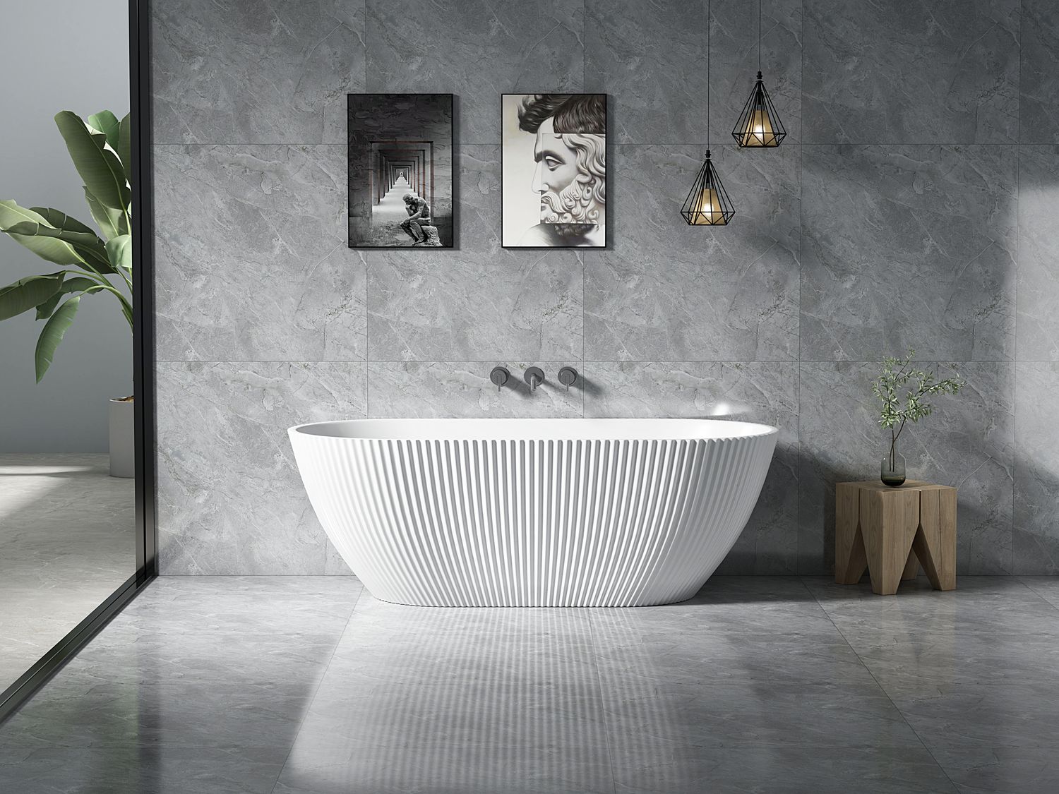 Baignoire ilot Emma mat 1781