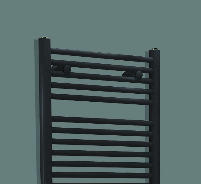 SECHE SERVIETTE LINTEO DESIGN 1200X600MM NOIR