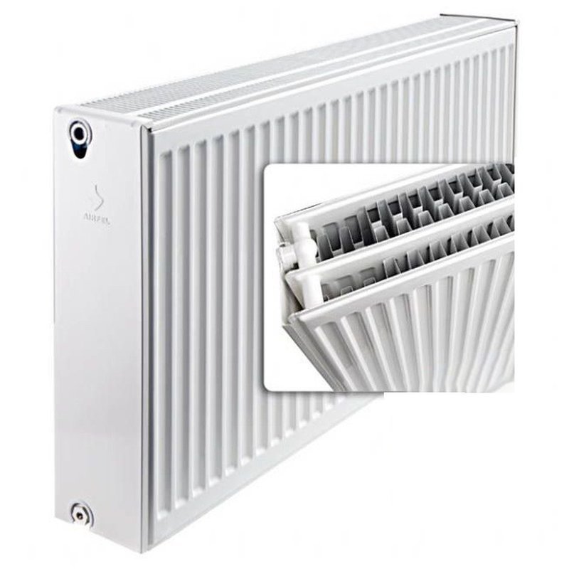 RADIATEUR AIRFEL TYPE 33 - INT 33 300X1200  1597W + 2 FIXATIONS MURALES