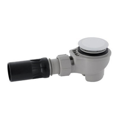 SIPHON DOUCHE GEBERIT 50MM CHROME SORTIE 50MM