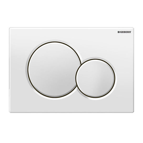 Touche de commande GEBERIT SIGMA01 blanc