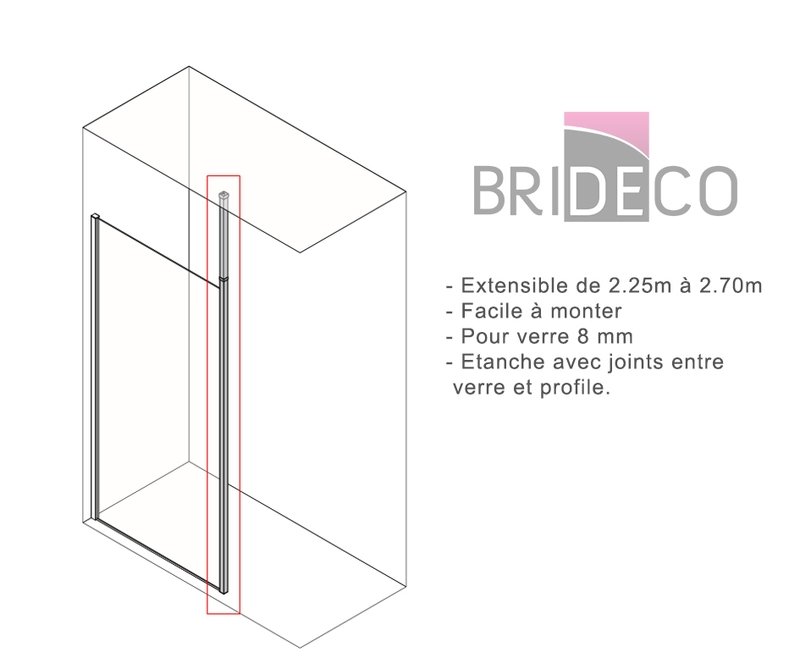 PROFIL SOL - PLAFOND VITRA27 2700MM