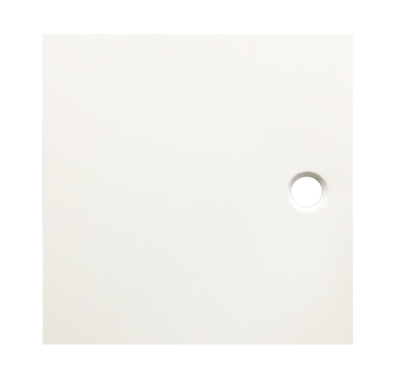 RECEVEUR DE DOUCHE EN MARBRE ARTIFICIEL BLANC BRILLANT 900X900X35MM SQUARE BRILLANT 9090