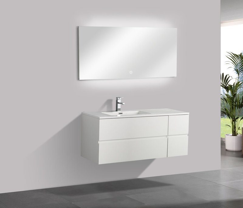 MEUBLE SALLE DE BAIN NEW ELITE ANGELA 900+300 composition vasque