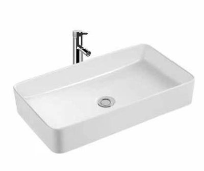 VASQUE CERA-2530 RECTANGLE BLANC MAT