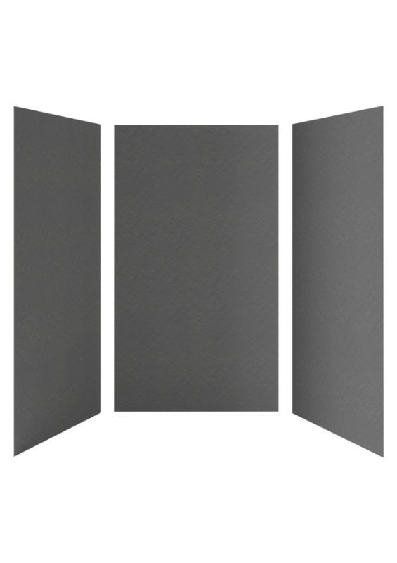 Revêtement mural de douche Etna wall black 122x222cm