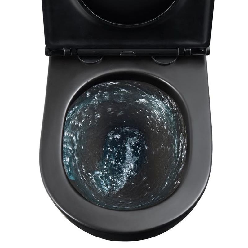 WC suspendu Tornado lav. noir mat