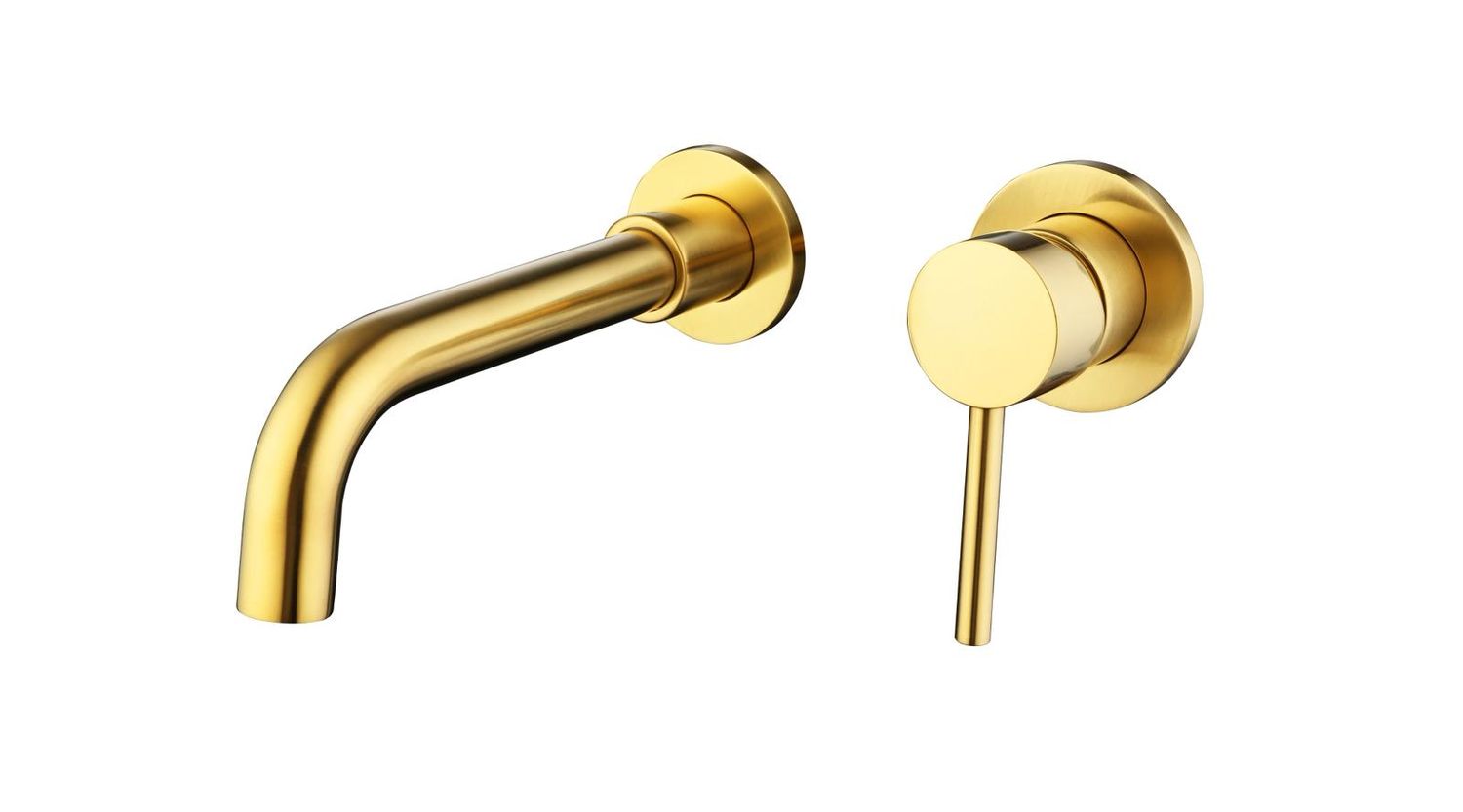 MITIGEUR ENCASTRE ENZO BRUSH GOLD
