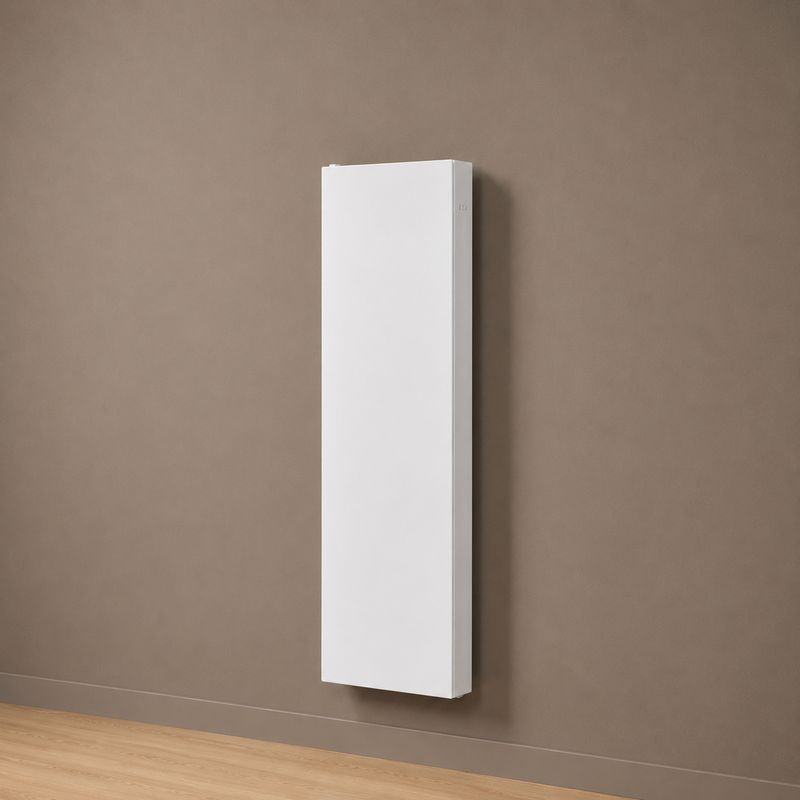 Radiateur Vertical E.C.A. 1800x500mm Type 22 Face Lisse – 1719 W – Blanc RAL 9016 – 6 Connexions