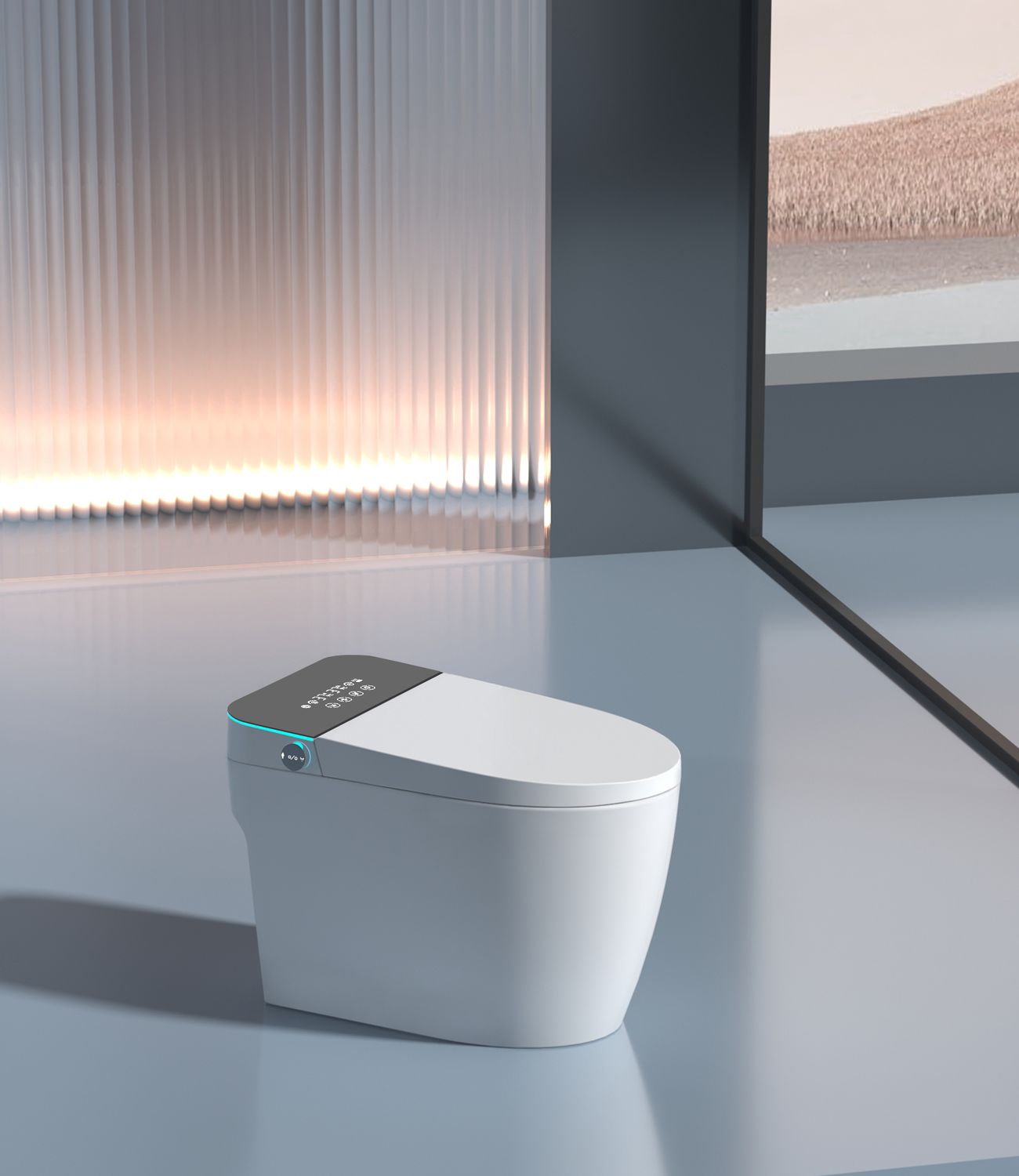 WC JAPONAIS OLBA AQUACLEAN GLOSSY WHITE