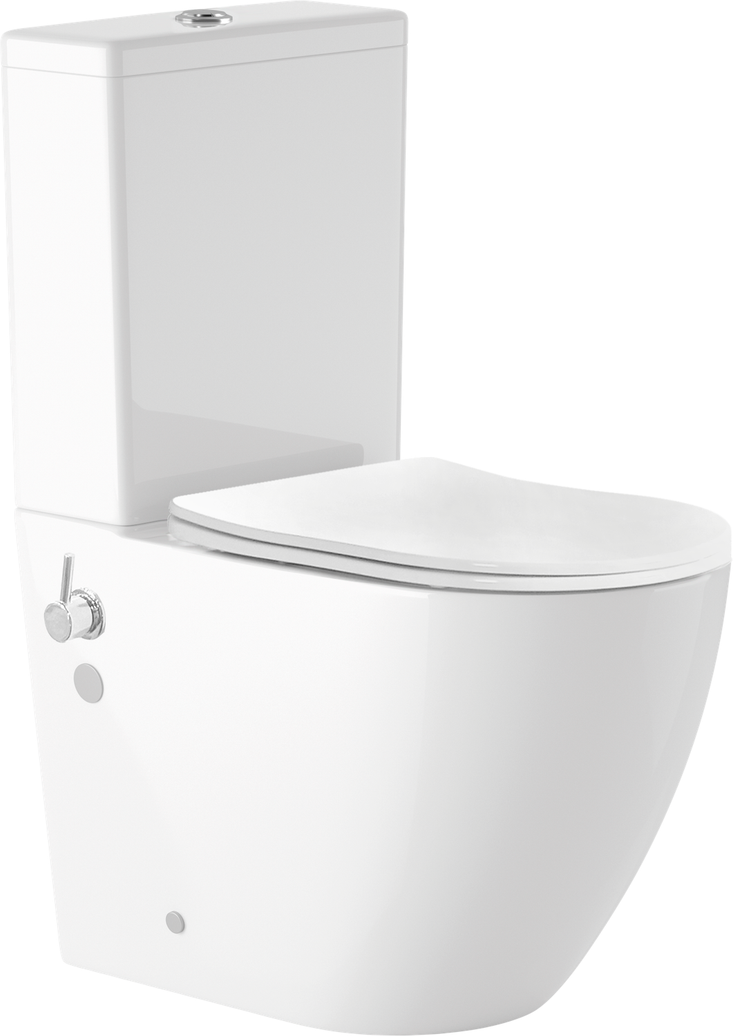 WC à POSER MORENO AVEC BIDET BLANC