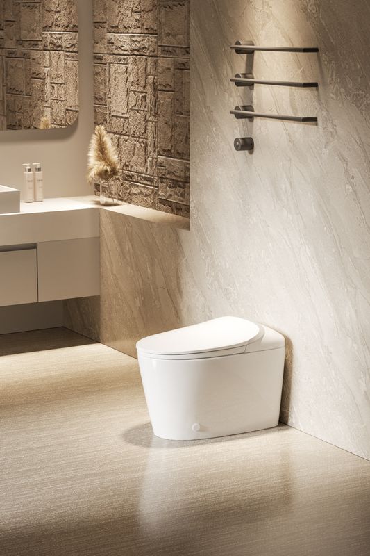 WC JAPONAIS MELA AQUACLEAN GLOSSY WHITE