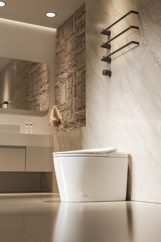 WC JAPONAIS MELA AQUACLEAN GLOSSY WHITE